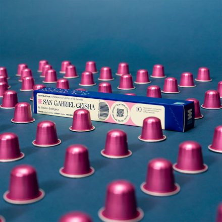 Samurai Shoelace Treat Selection: San Gabriel Geisha nespresso kompatibilis aluminium kapszula 10db