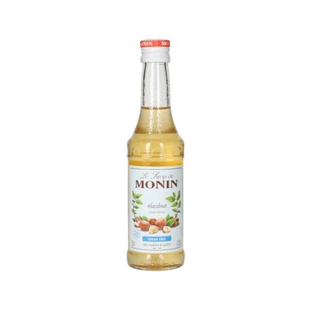 MONIN Sirup z lieskových orieškov bez cukru 0,25l