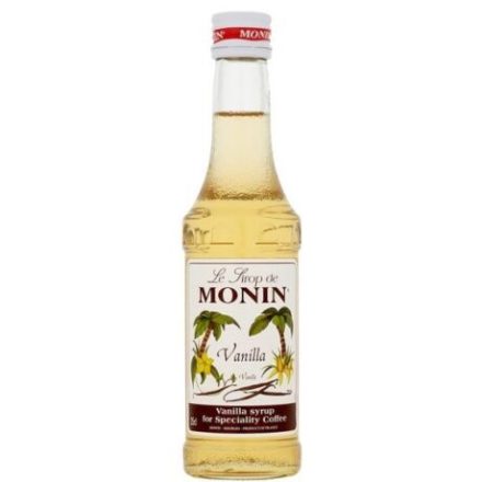 MONIN Bourbon vanilkový sirup Bez cukru 0,25l