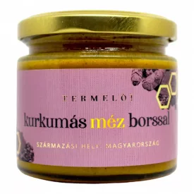   Természet ízei Természet ízei Kurkumás méz borssal 230gramm
