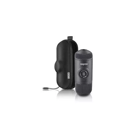 Wacaco Nanopresso szürke hordozható kávéfőző őrölt kávéhoz + kemény védőtok