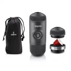   Wacaco Nanopresso hordozható kávéfőző szürke + NS adapter
