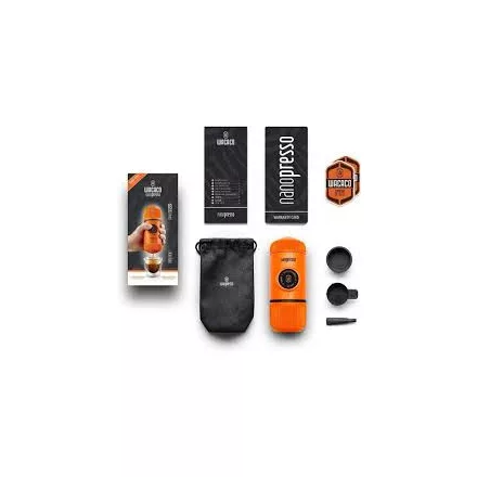 Wacaco Nanopresso GR Narancs hordozható kávéfőző őrölt kávéhoz