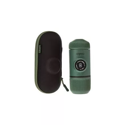 Wacaco Nanopresso mohazöld hordozható kávéfőző + kemény tok