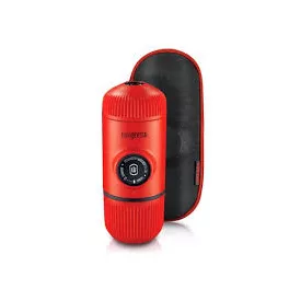  Wacaco Nanopresso Lávavörös hordozható kávéfőző + kemény védőtok