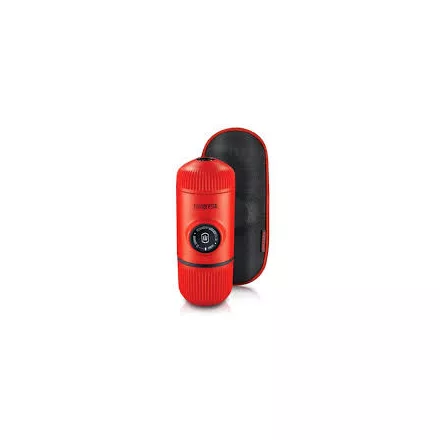 Wacaco Nanopresso Lávavörös hordozható kávéfőző + kemény védőtok