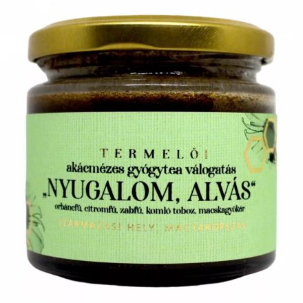 Természet ízei Természet ízei Nyugalom, alvás méz különlegesség 230gramm