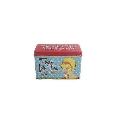 NET Filteres reggeli tea "Tea idő" fém dobozban 80g