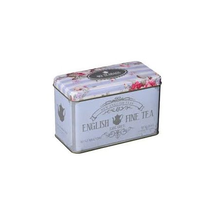 NET filteres Earl Grey tea "Vintige Flowers" stílusban fém dobozban 40 filter/80gramm