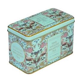   NET English Breakfast Tea „Spevavý drozd“ v mätovozelenej kovovej dóze 40 vrecúšok / 80 g