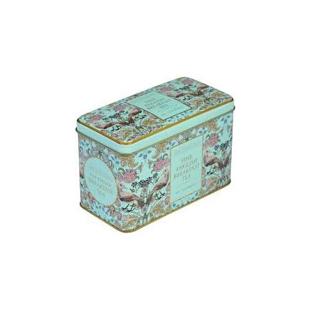 NET English Breakfast tea "Énekes rigó" mentazöld fém dobozban 40filter/80gramm