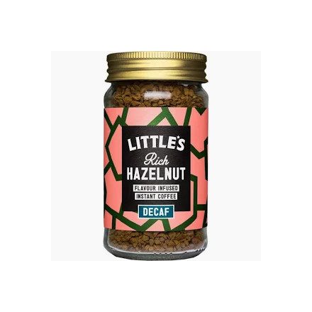 Little's  koffeinmentes mogyoró ízesítésű instant kávé 50gramm