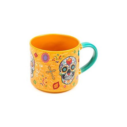 Kerámia bögre Mexikói koponya  400ml