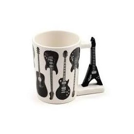 Kerámia bögre Rock gitár füllel 400ml