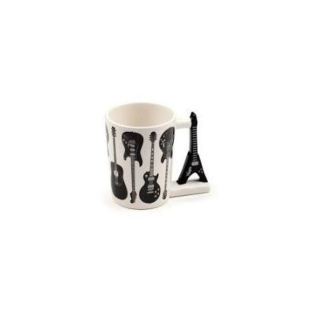 Kerámia bögre Rock gitár füllel 400ml