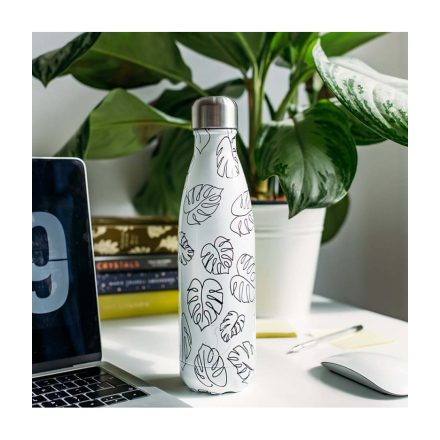 Fialová fľaša z nehrdzavejúcej ocele, 500 ml