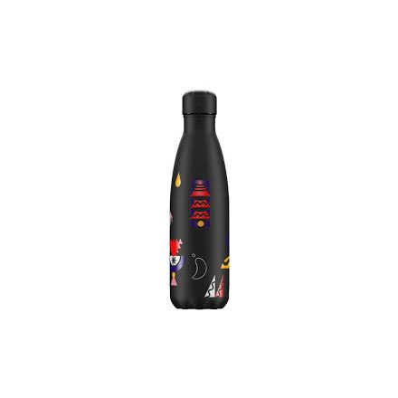 Fialová fľaša z nehrdzavejúcej ocele, 500 ml