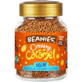 Beanies Creamy Caramel bezkofeínová instantná káva 50 g