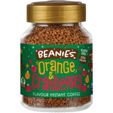 Beanies Orange & Cranberry ochutená instantná káva 50 g
