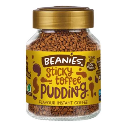 Beanies Sticky Toffee Pudding ochutená instantná káva 50 g