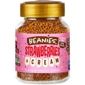 Beanies Strawberries and Cream instant kávé 50gramm