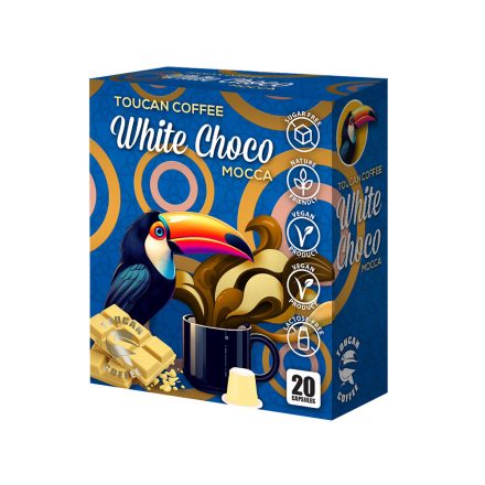 Sticky white chocolate NESPRESSO® KOMPATIBILNÉ KÁVOVÉ KAPSULY