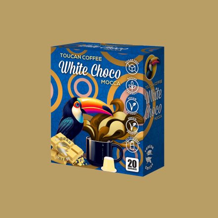 Sticky white chocolate NESPRESSO® KOMPATIBILNÉ KÁVOVÉ KAPSULY