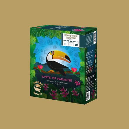 POPPP CORN Espresso  TOUCAN NESPRESSO® KOMPATIBILIS KÁVÉKAPSZULA 20db