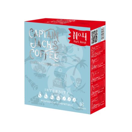 Captain Jack's Coffee No.4. Nespresso®kompatibilis kávékapszula 16db