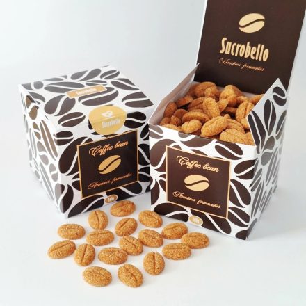 Ručne vyrábaný formový cukor v tvare kávových zŕn Maxi Box 260 g