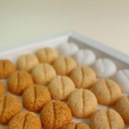 Cukrobello Kávébab  formájú formacukor 