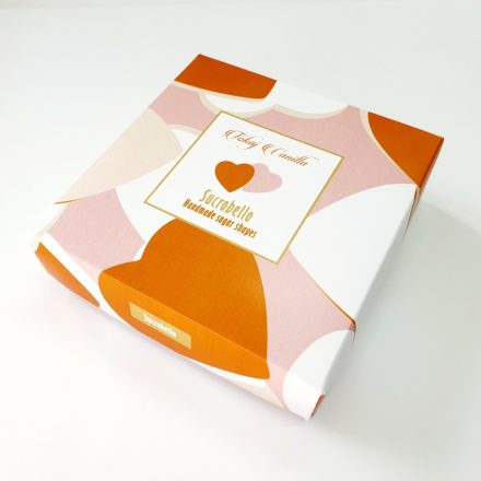 Cukrobello Sziv formájú formacukor Tokaji aszu ízesítéssel