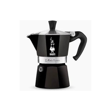 Bialetti Moka Express kotyogós kávéfőző fekete 3 adagos