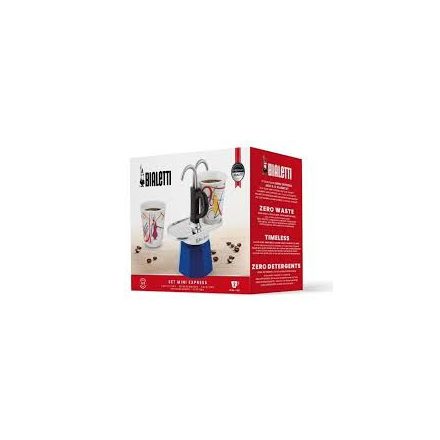 Bialetti Mini Express kotyogós kávéfőző szett 2 adagos Kandinsky mintával