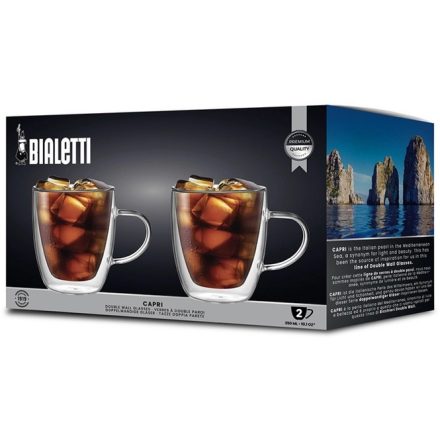 Bialetti Capri Dupla falú pohár szett 350ml