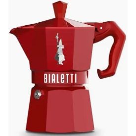   Bialetti Moka Exclusive kotyogós kávéfőző piros 3 adagos