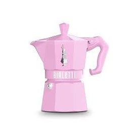   Bialetti Moka Exclusive kotyogós kávéfőző rózsaszin 3 adagos