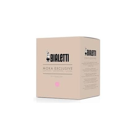 Bialetti Exclusive kotyogós kávéfőző rózsaszin 3 adagos