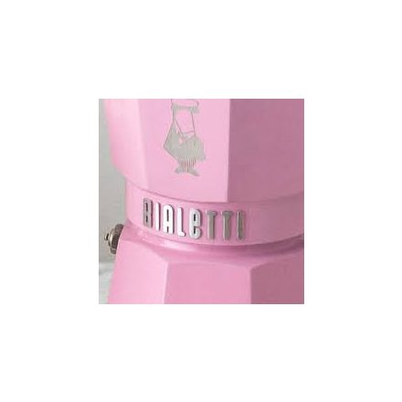 Bialetti Moka Exclusive kotyogós kávéfőző rózsaszin 3 adagos
