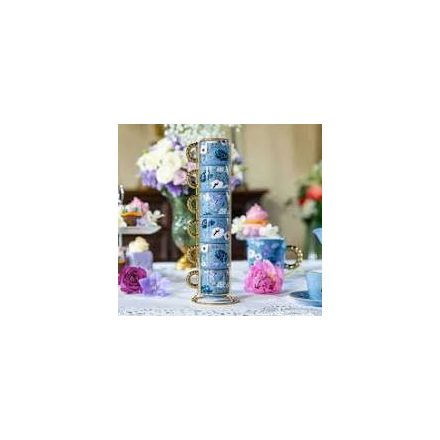 Bridgerton  kávés bögre állványon 6db