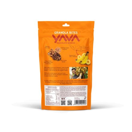 JAVABALI Granola kúsky Čokoláda banán 125g