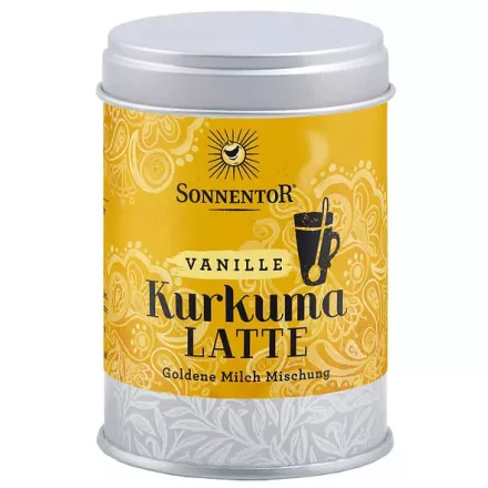 Sonnentor Bio Vaniliás Kurkuma latte díszdobozban 60gr